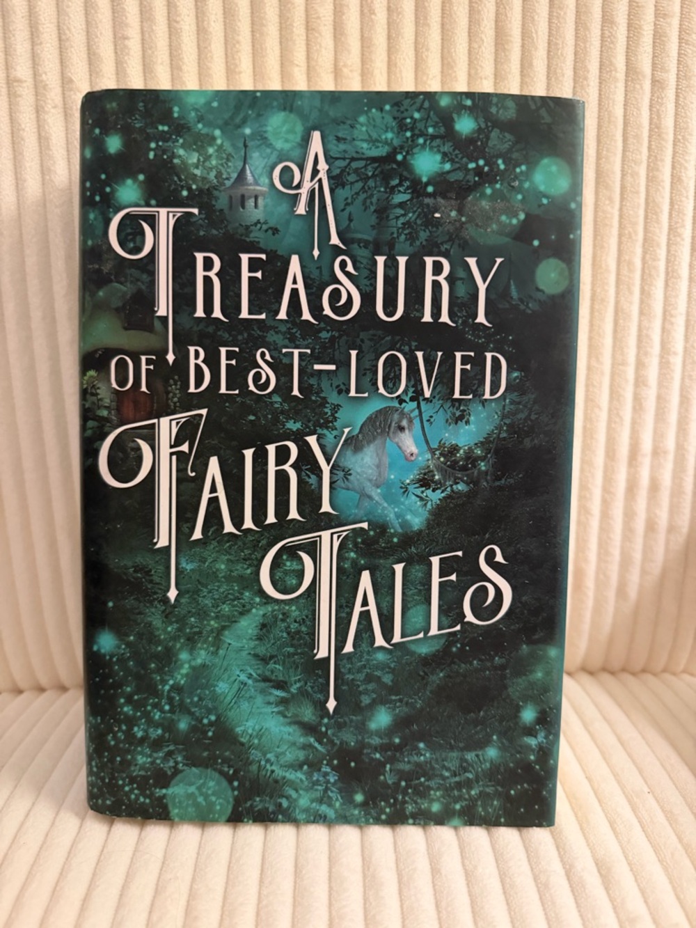 A Treasury of Best-Loved Fairy Tales - Teal & Black Hardcover